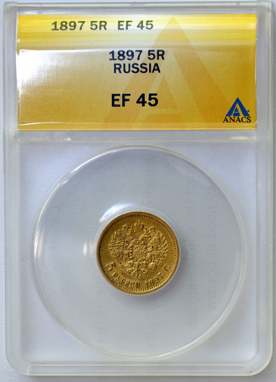 ANACS пример монеты в слабе ANACS пример монеты в слабе