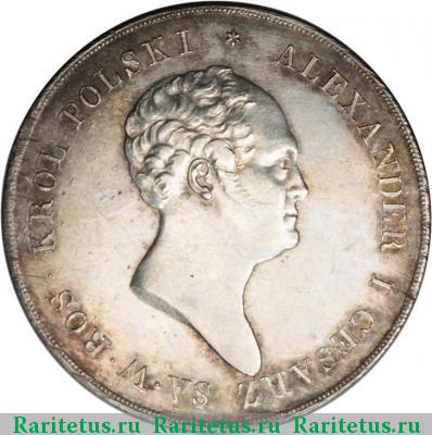 10 злотых (zlotych) 1825 года IB 