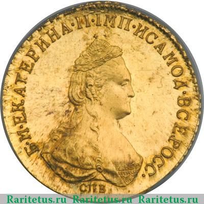 5 рублей 1785 года СПБ новодел