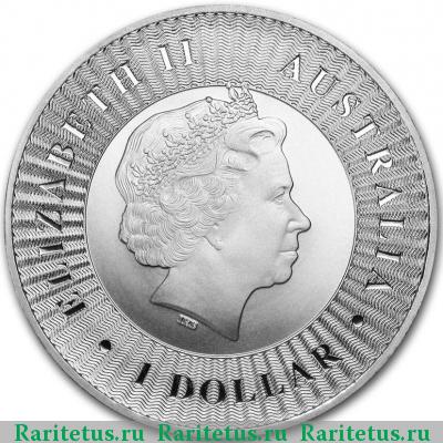 1 доллар (dollar) 2016 года P кенгуру Австралия