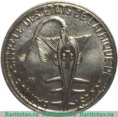 1 франк (franc) 1984 года   Западная Африка (BCEAO)