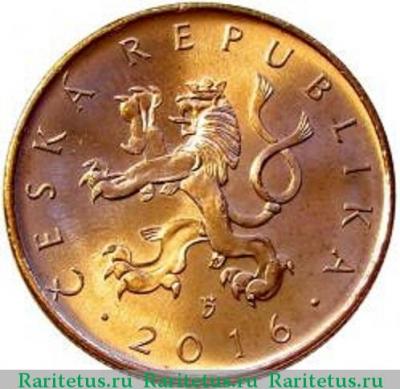 10 крон (korun) 2016 года   Чехия