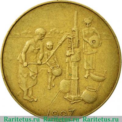 10 франков (francs) 1997 года   Западная Африка (BCEAO)