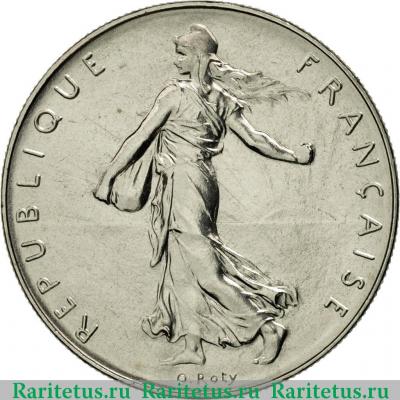 1 франк (franc) 1977 года   Франция