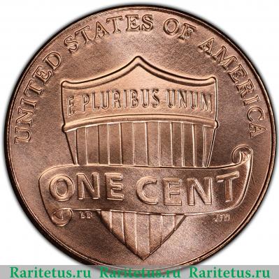 Реверс монеты 1 цент (cent) 2018 года   США