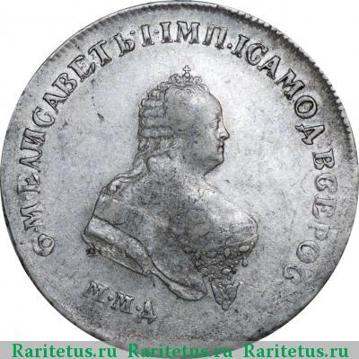 полтина 1745 года ММД 