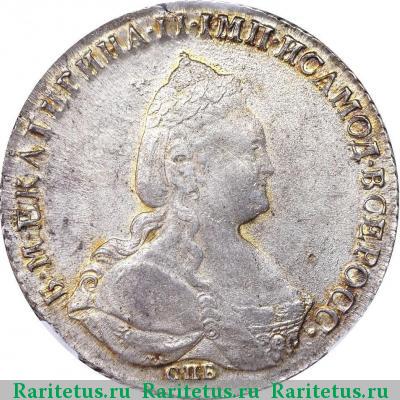 1 рубль 1787 года СПБ-TI-ЯА 