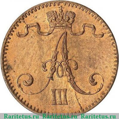 1 пенни (penni) 1888 года  