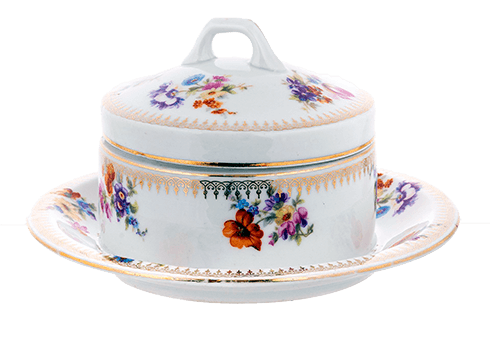 Фарфоровые маслёнки
