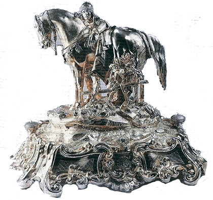 Серебряные статуэтки Сазикова