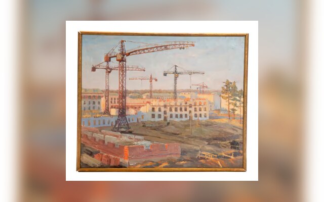 «Новый город», холст, масло