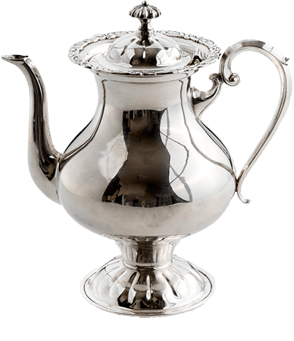 Оценка серебряных чайников