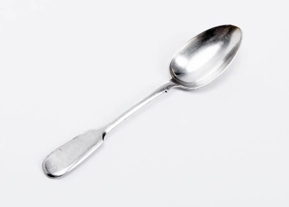 Столовая ложка, серебро 84 пробы, 1908 год