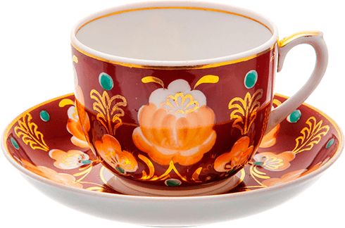 Фарфоровые чайные пары Вербилки